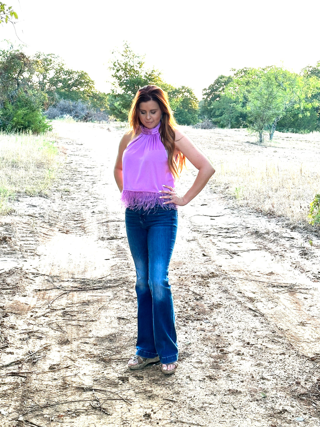 The Purple Rain Halter Top