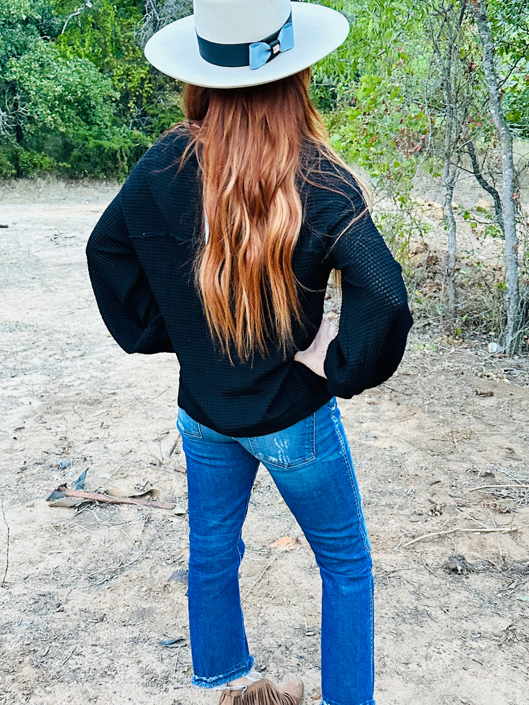 The Back in Black Sweater