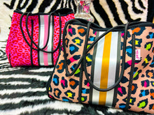 Load image into Gallery viewer, Leopard Neoprene Totes
