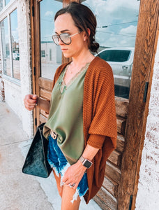 Olive & Lace Tank