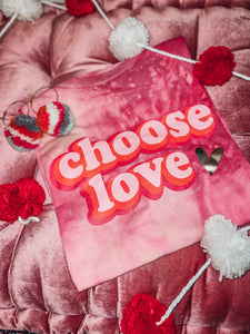 Choose Love Bleached Tee