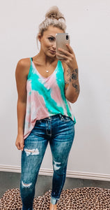 Jade Tie Dye Lounge Set