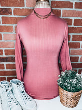 Load image into Gallery viewer, Long Sleeve Mock Neck Tops
