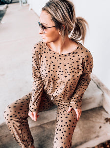 Dalmatian Print Lounge Set